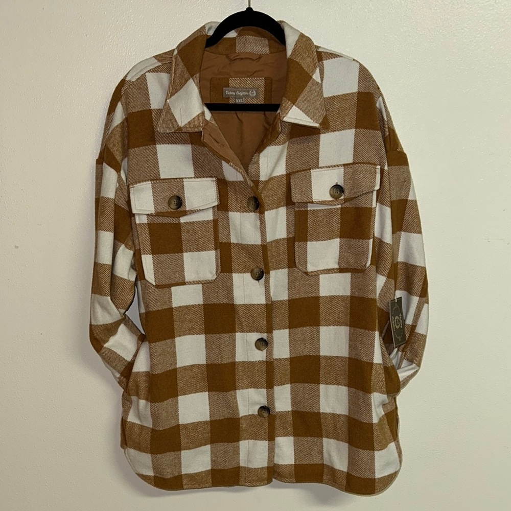 New with tags flannel top